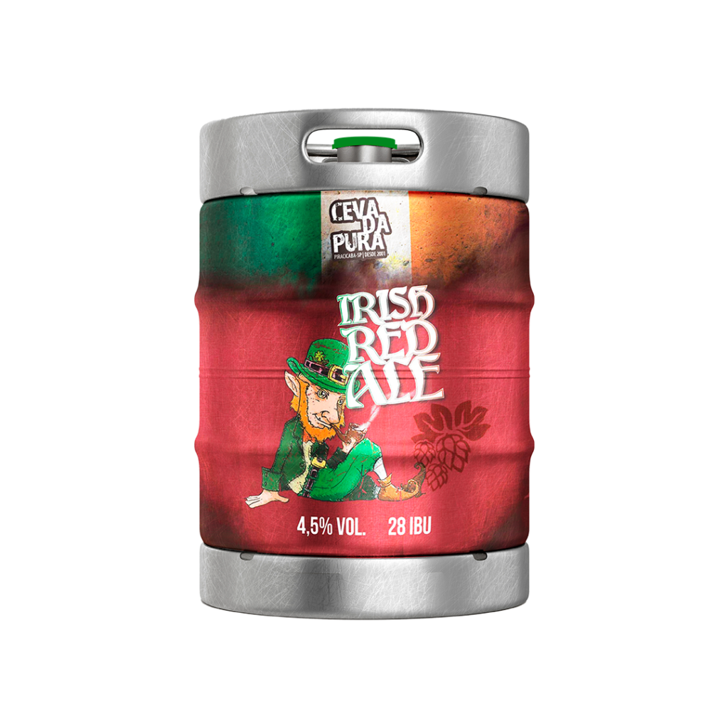 Chopp Cevada Pura Irish Red Ale em barril