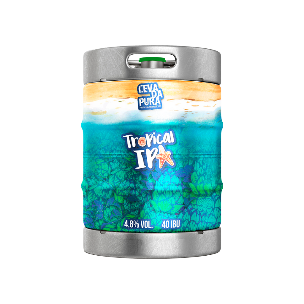 Chopp Cevada Pura Session Tropical Ipa em barril